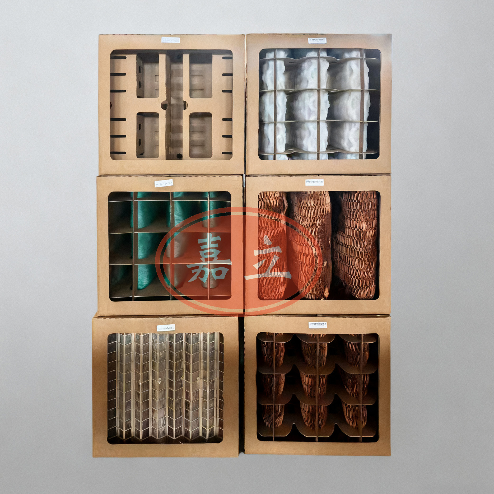 包头纸盒式漆雾过滤纸箱